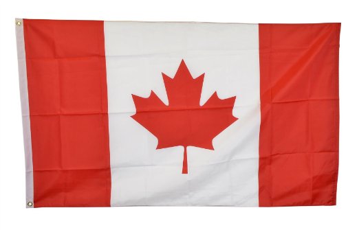 Shop72 Printed Polyester Flags - National Countries - 100D-3X5 - Canada