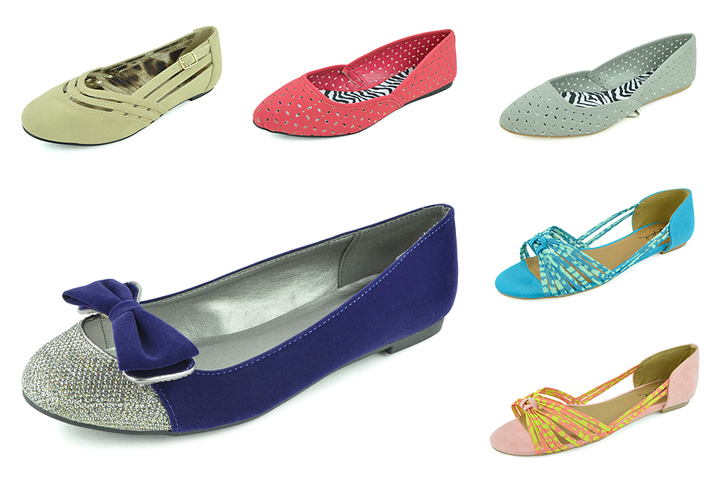 GIOVANI DONNE - Comfortable Women's Shoe Detailed Ballerina Flat Slip On Shoes