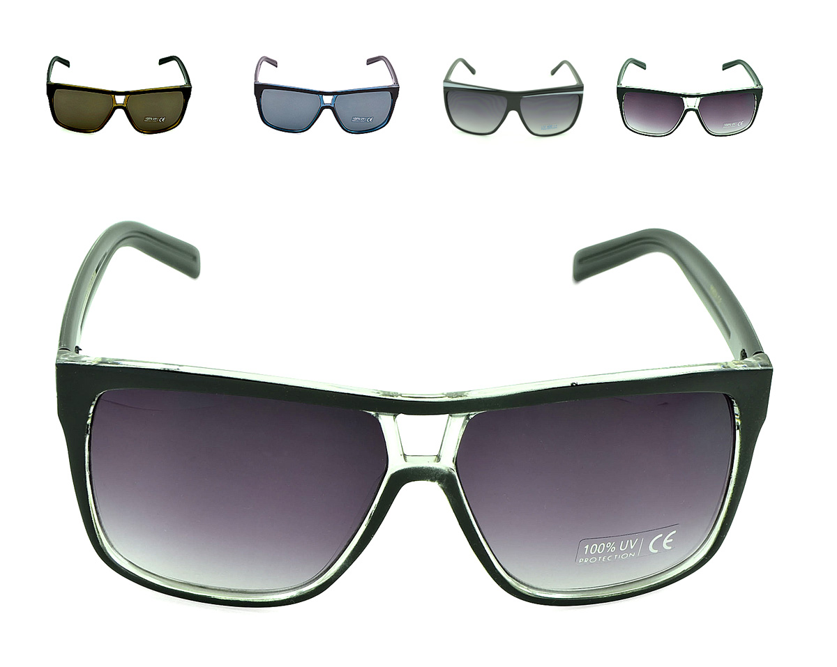 Belle Donne - Unisex Modern Bold Fashion UV Lens Sunglasses in Assorted Colors