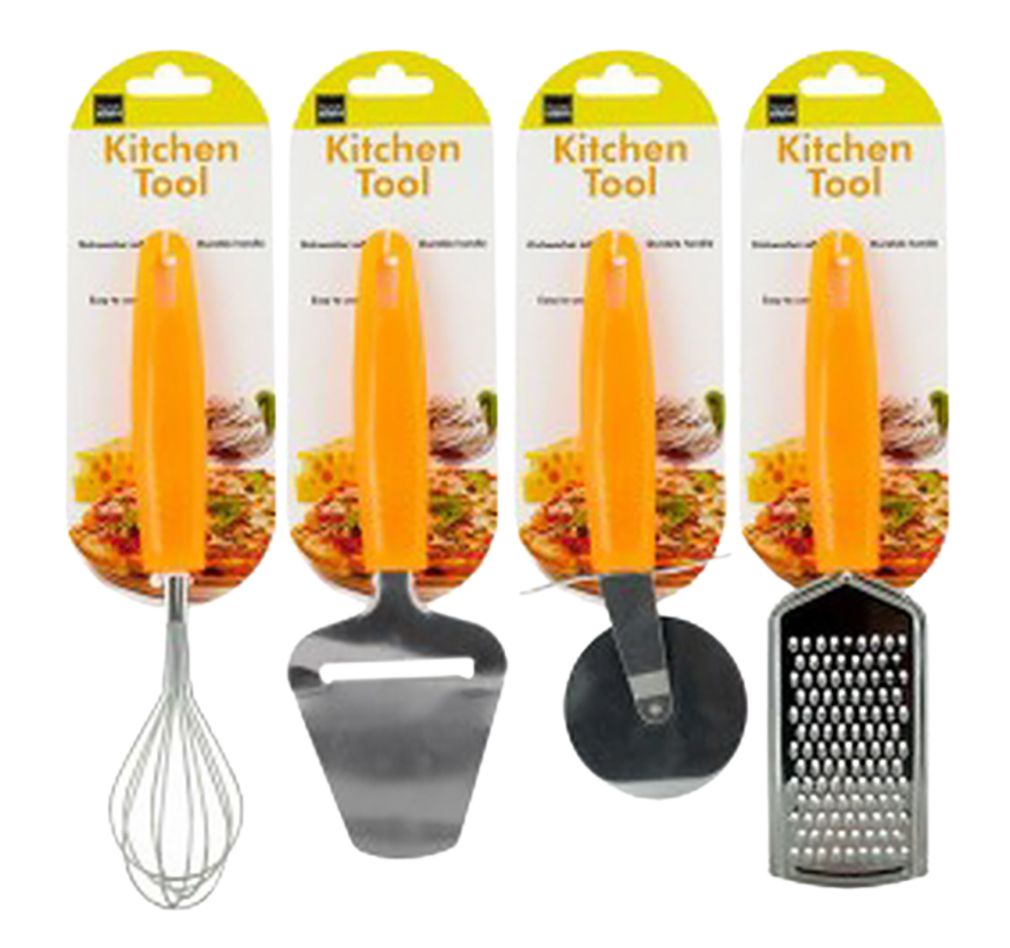 Kitchen Tool with Bright Orange Handle