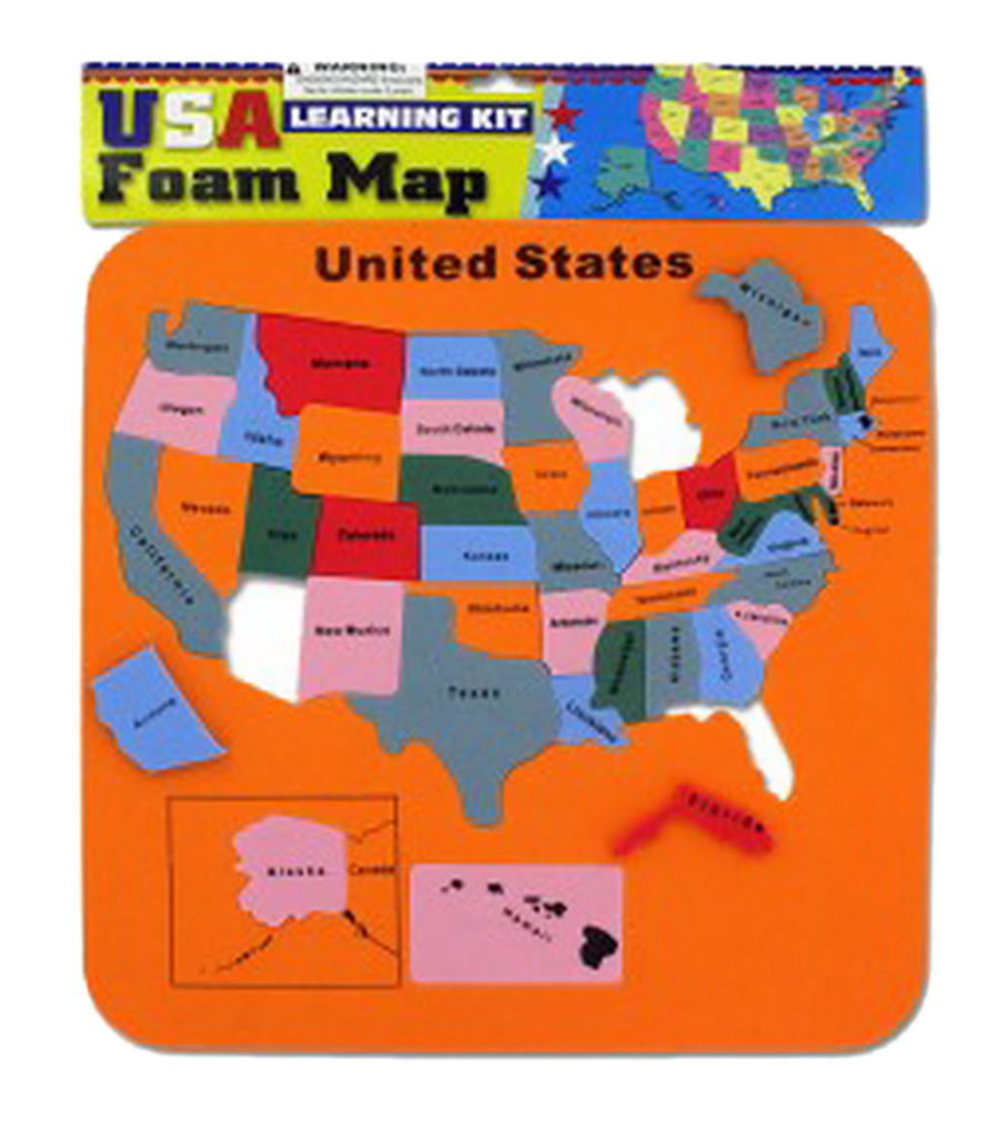 bulk buys USA Foam Map Set