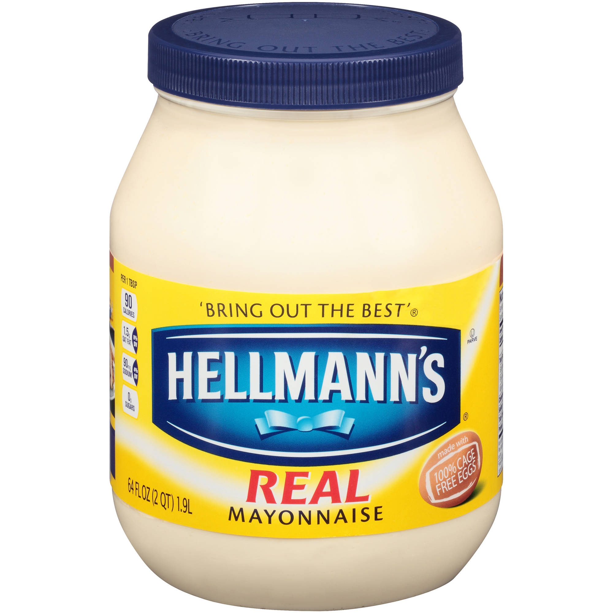 Hellmann's Mayonnaise for Delicious Sandwiches Real Mayo Rich in Omega 3-ALA 64 oz