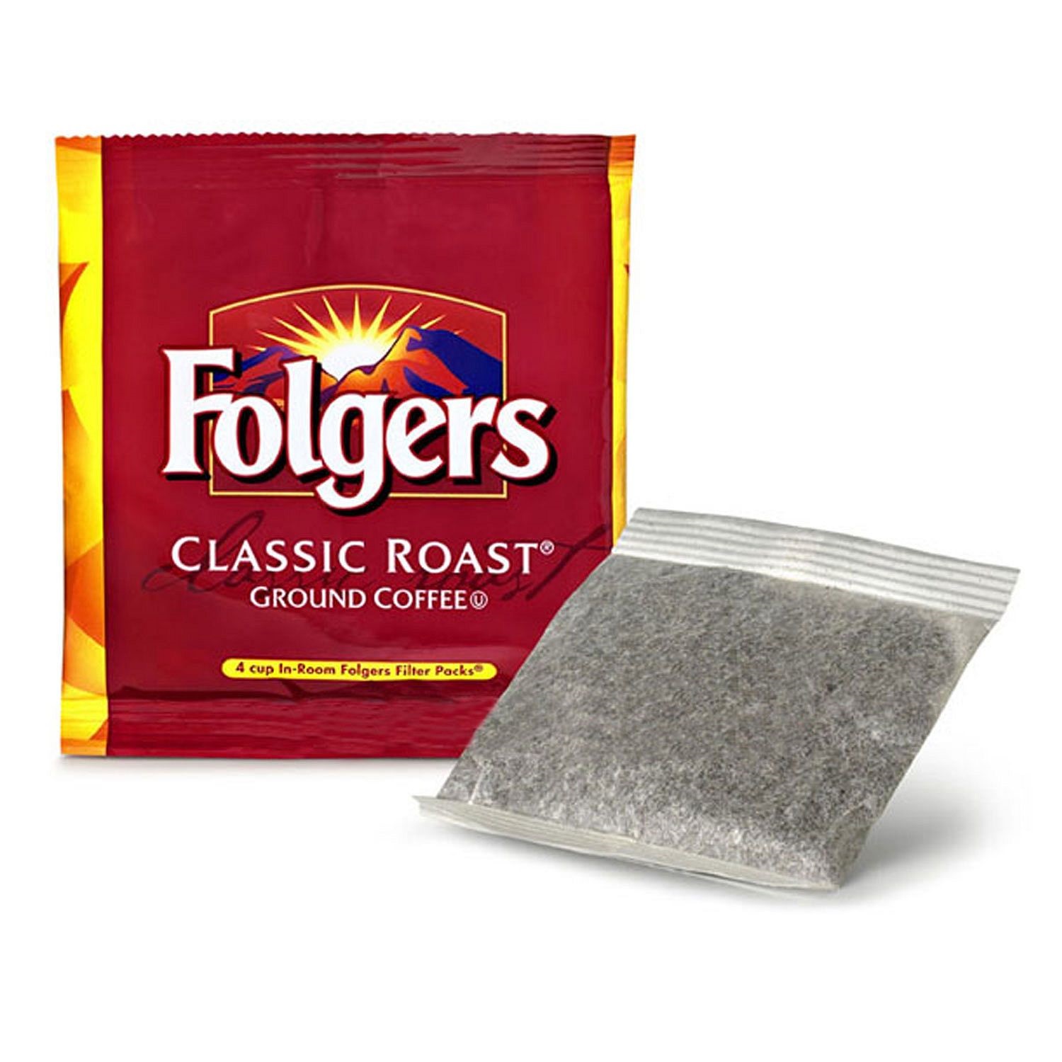 Folgers 4 Cup Hotel Classic Roast Coffee, Filter Packs (200 ct.)