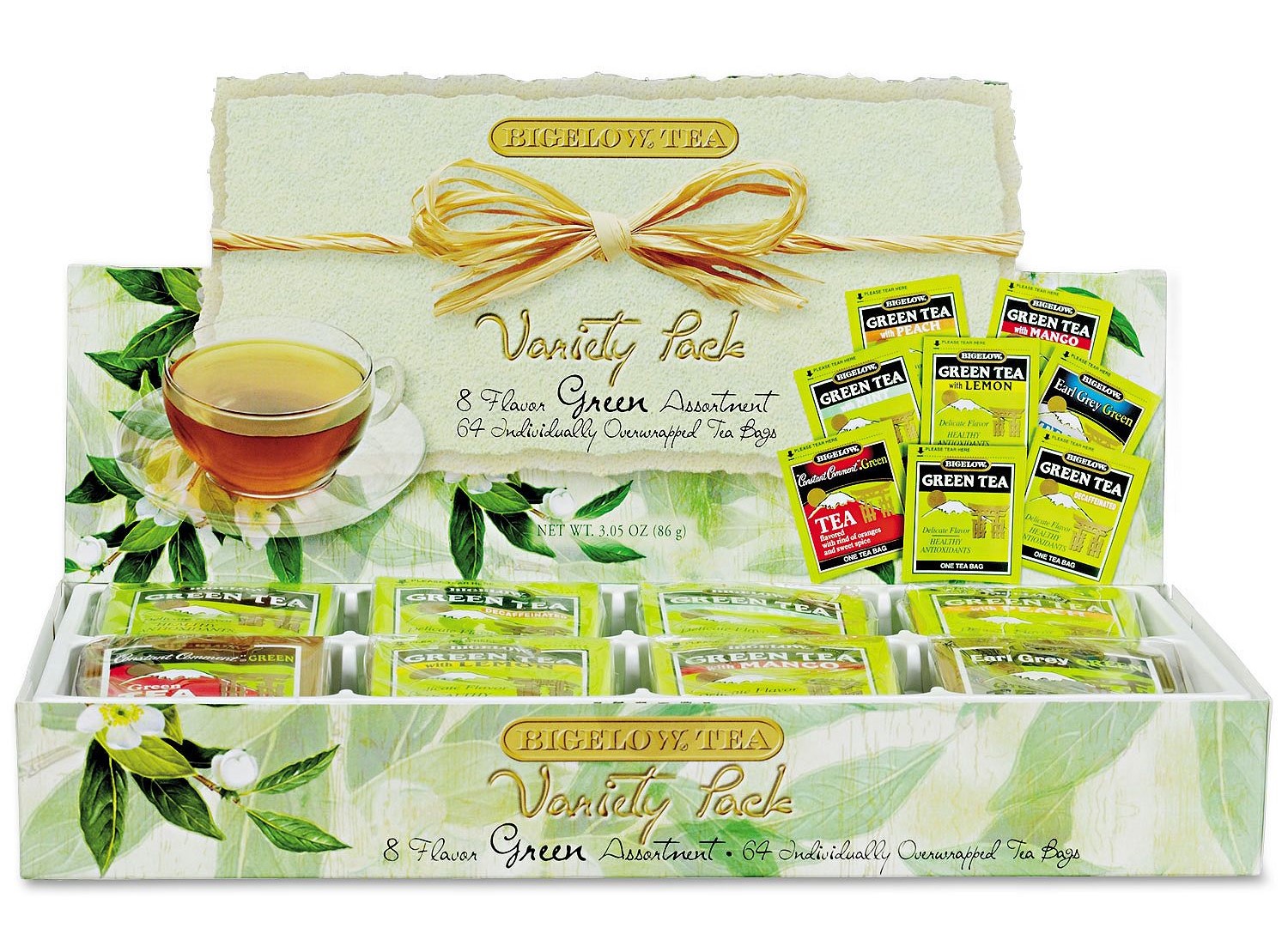 Green Tea Assortment - 64 Tea Bags