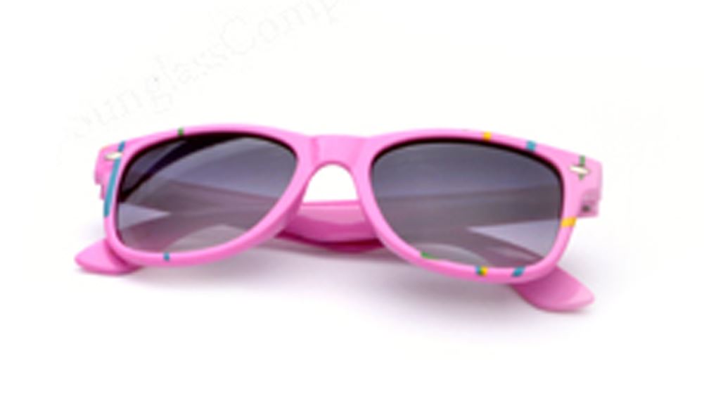 Kid's Paint Splatter Sunglasses in Pink