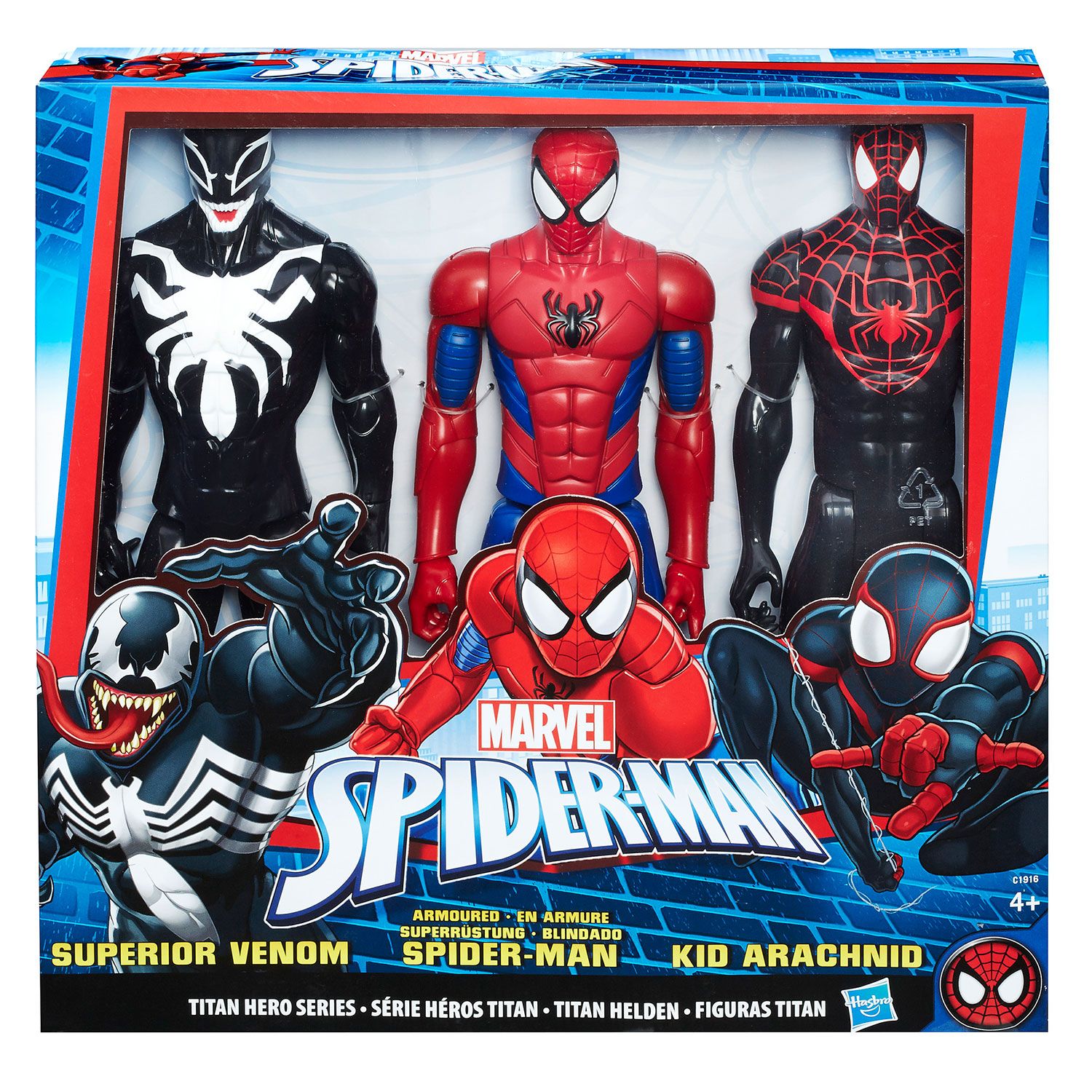 Spider-Man Homecoming Titan Hero Series 12-Inch Action Figure 3-Pack