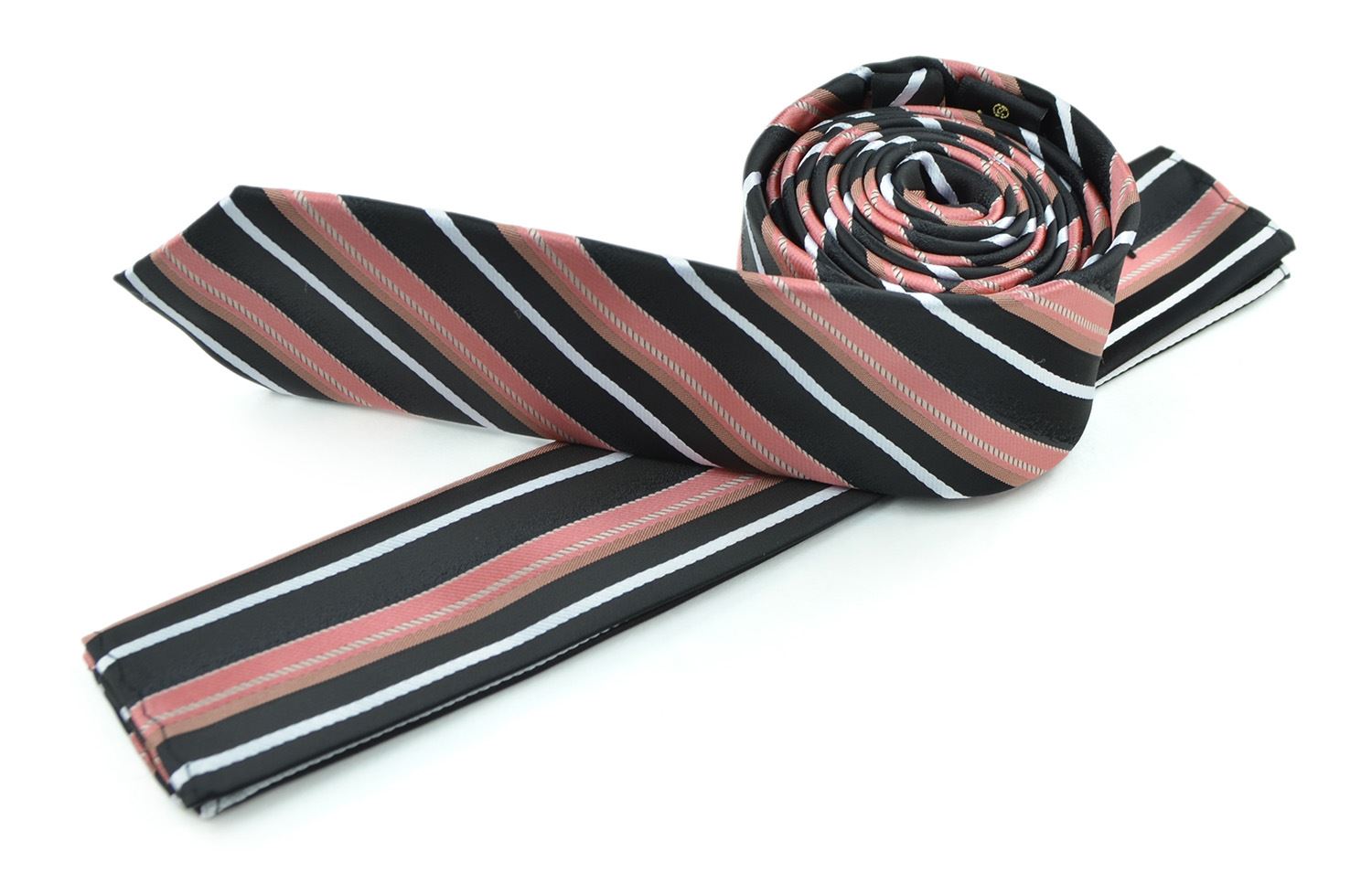 Moda Di Raza - Men's Skinny Necktie 2 Slim Tie Casual Business Formal - Red