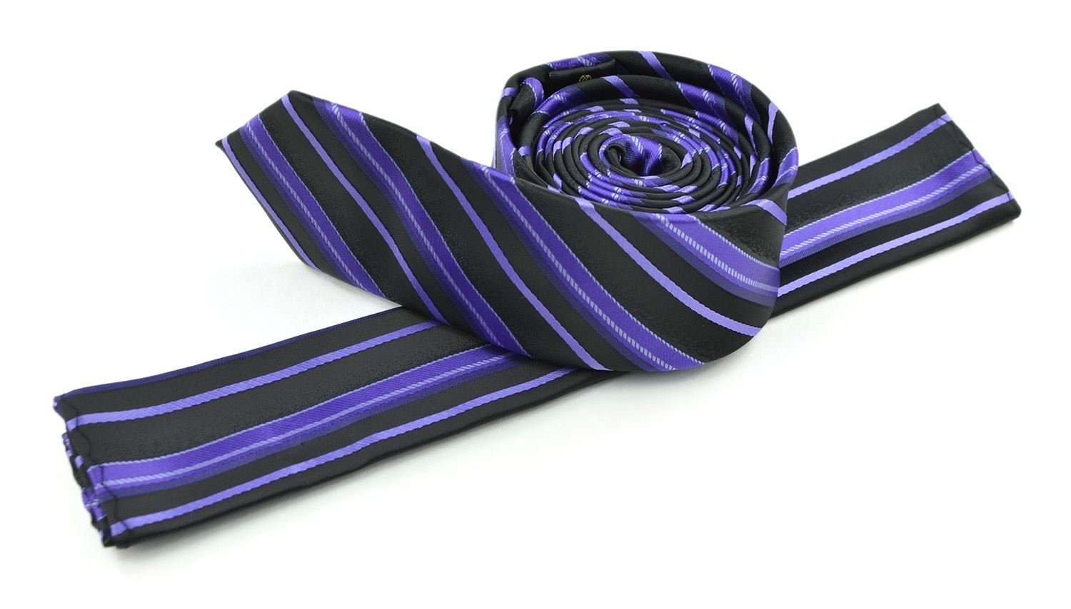 Moda Di Raza Men's Slanted Shadow Stripe Ties Modern Imported Fashion Neckties-Berry