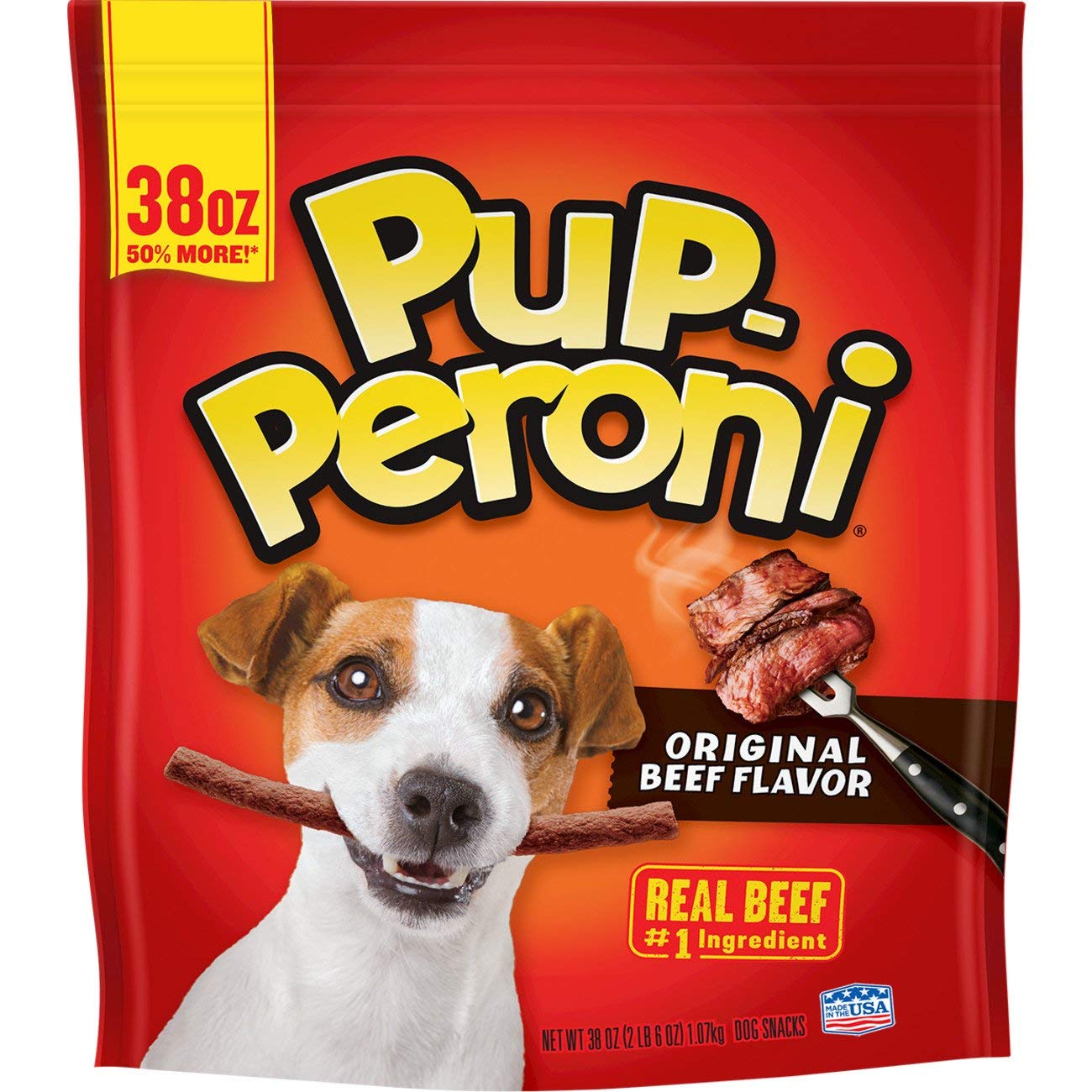 Pup-Peroni Original Beef Flavor Dog Snacks, 38-Ounce