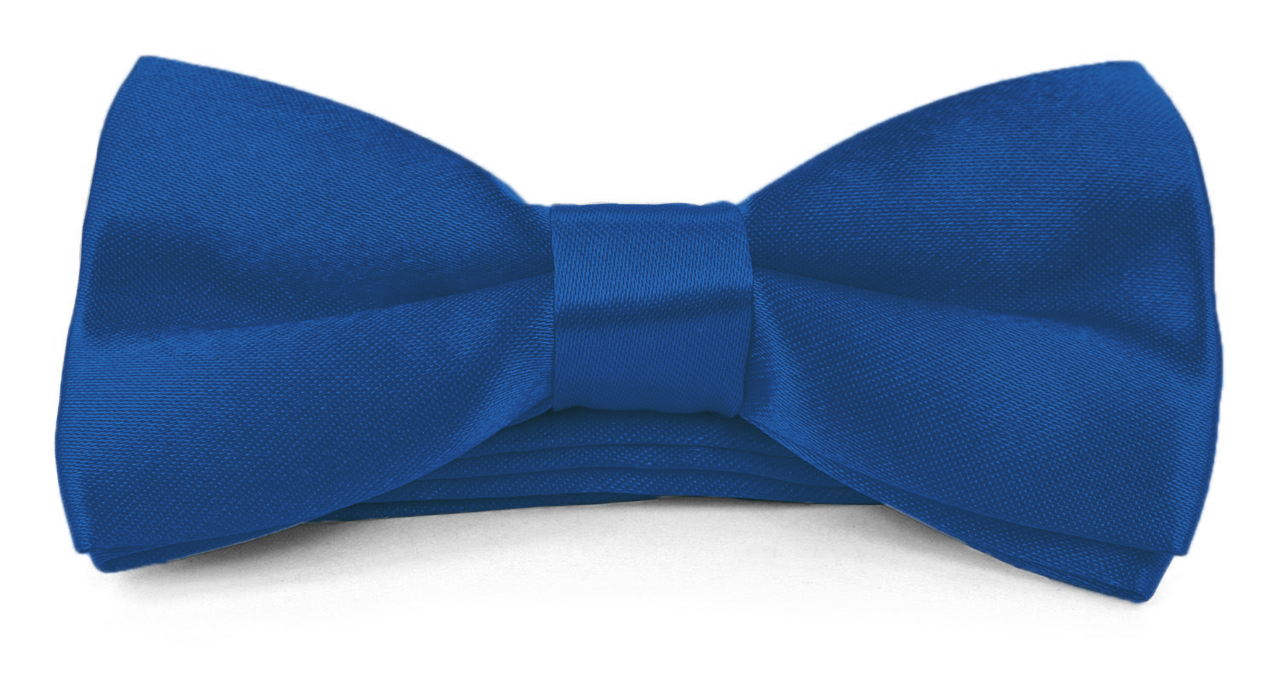 Bow ties For Kids Adjustable Pre Tied 4x2 Satin Silk - Cobalt Blue