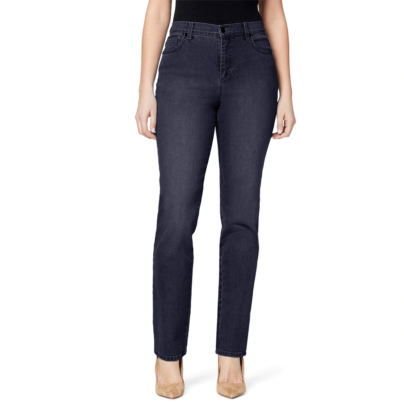 Gloria Vanderbilt Ladies Denim Average Length Jeans - Rinse Nior Blue 16