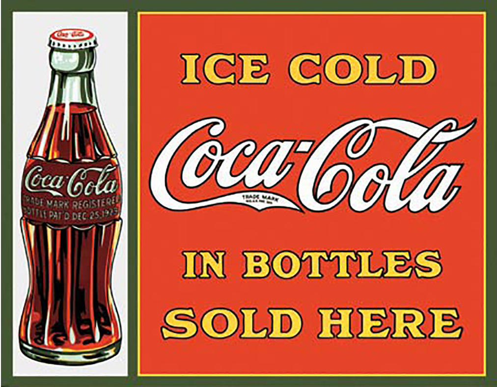 Shop72- Tin Signs Coke Coca Cola Bottle Retro Tin Sign Vintage Tin Signs