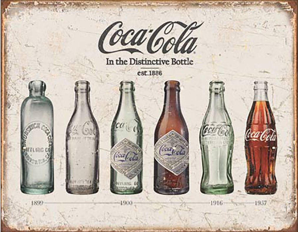 Shop72- Tin Signs Coca Cola 1886 Retro Tin Sign Vintage Tin Signs