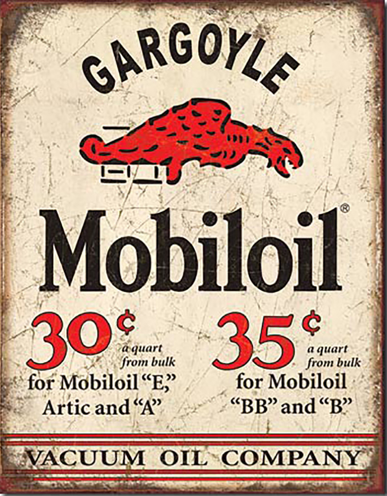 Shop72 - Tin Signs Retro Vintage Gas Tin sign n Oil Tin Sign Wall Decor Garage - Gargoyle One Size