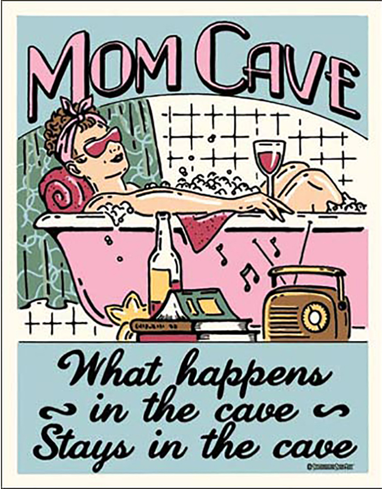Shop72 - Tin Sign Humorous Sarcasm Funny Vintage Tin Signs for Home Garage Dorm - Mom Cave