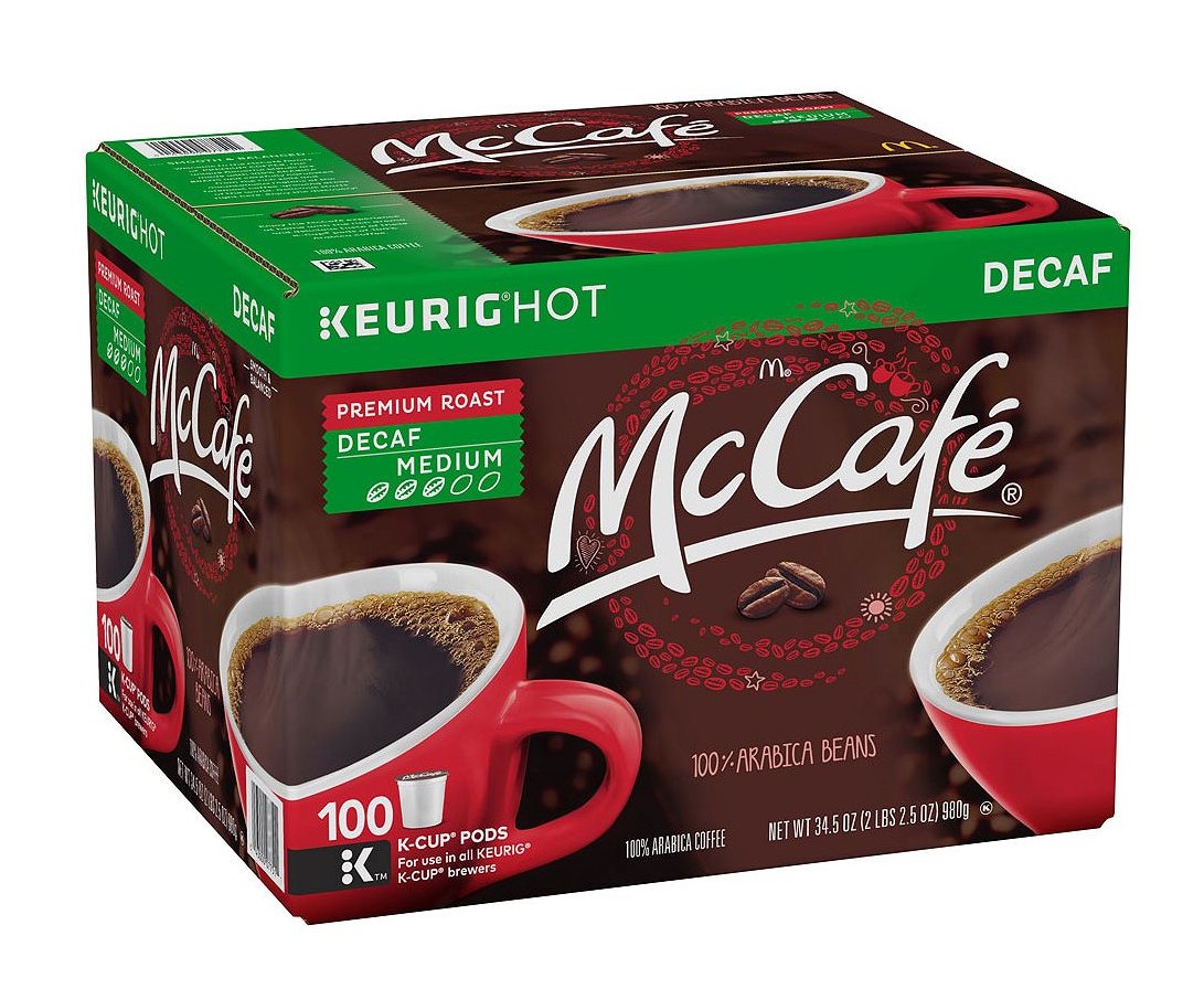 McCafe Premium Roast Decaf Coffee Single Serve Pods (100 ct.)