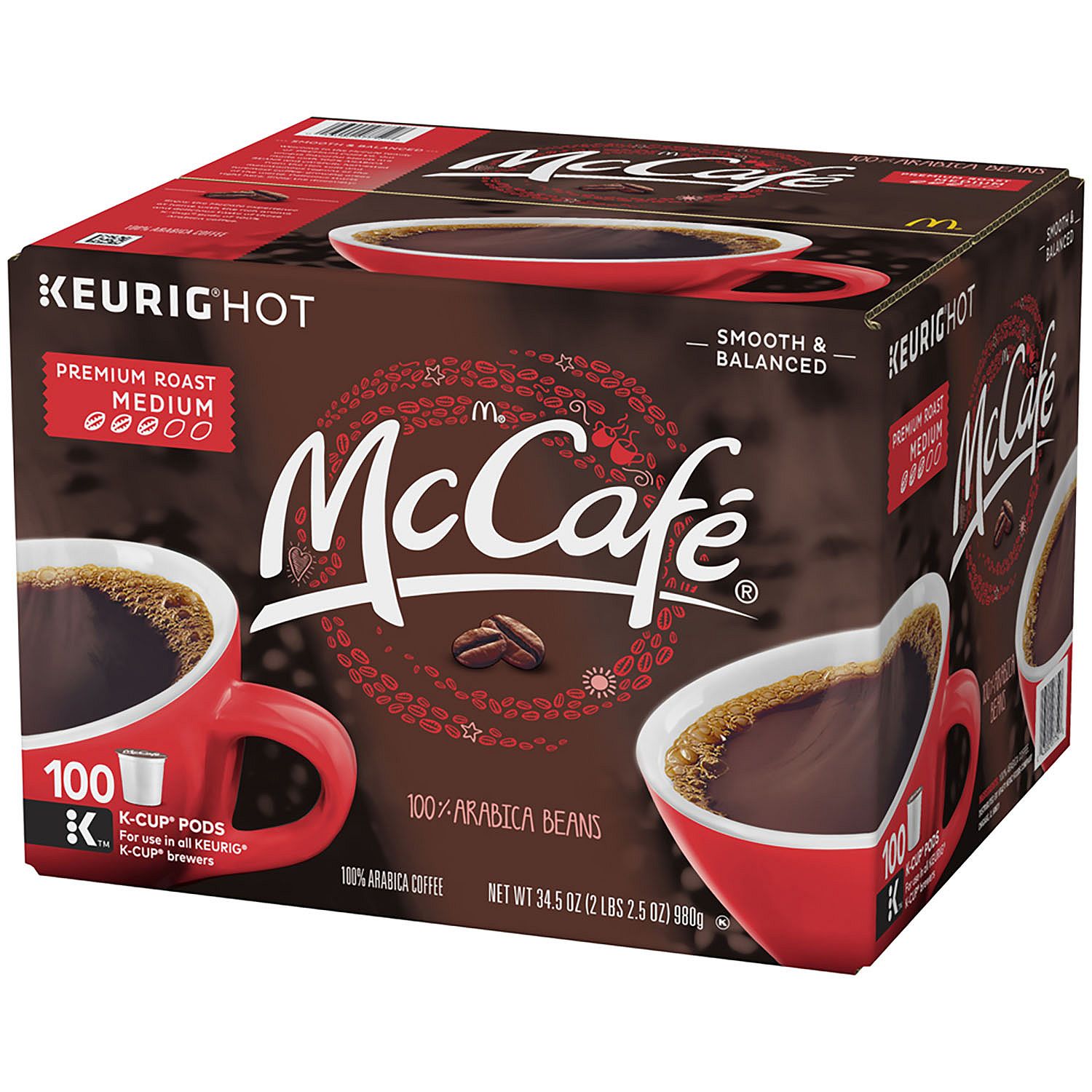 McCafe Premium Roast Coffee (100 K-Cups)