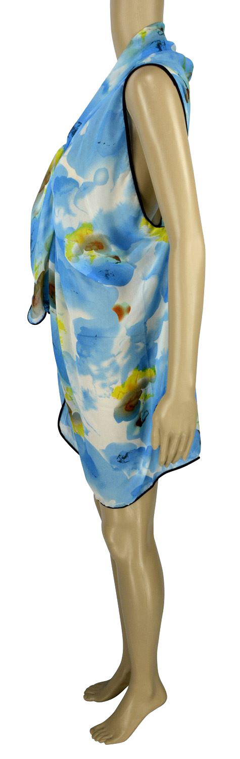Belle Donne - Women's Beach Cover Up Assorted Colors - Blue/Free Size