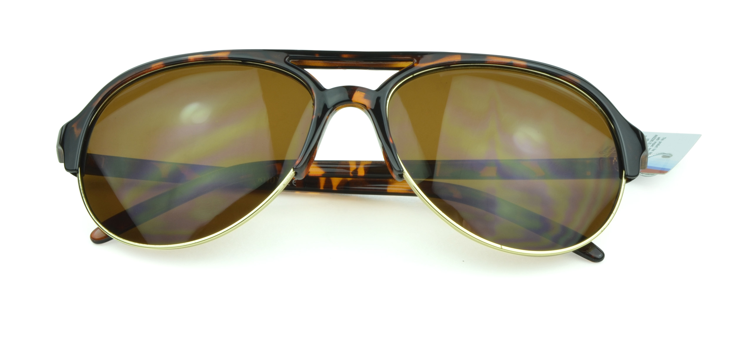 Belle Donne - Oversized Aviator Style Unisex Sunglasses- Tortoise