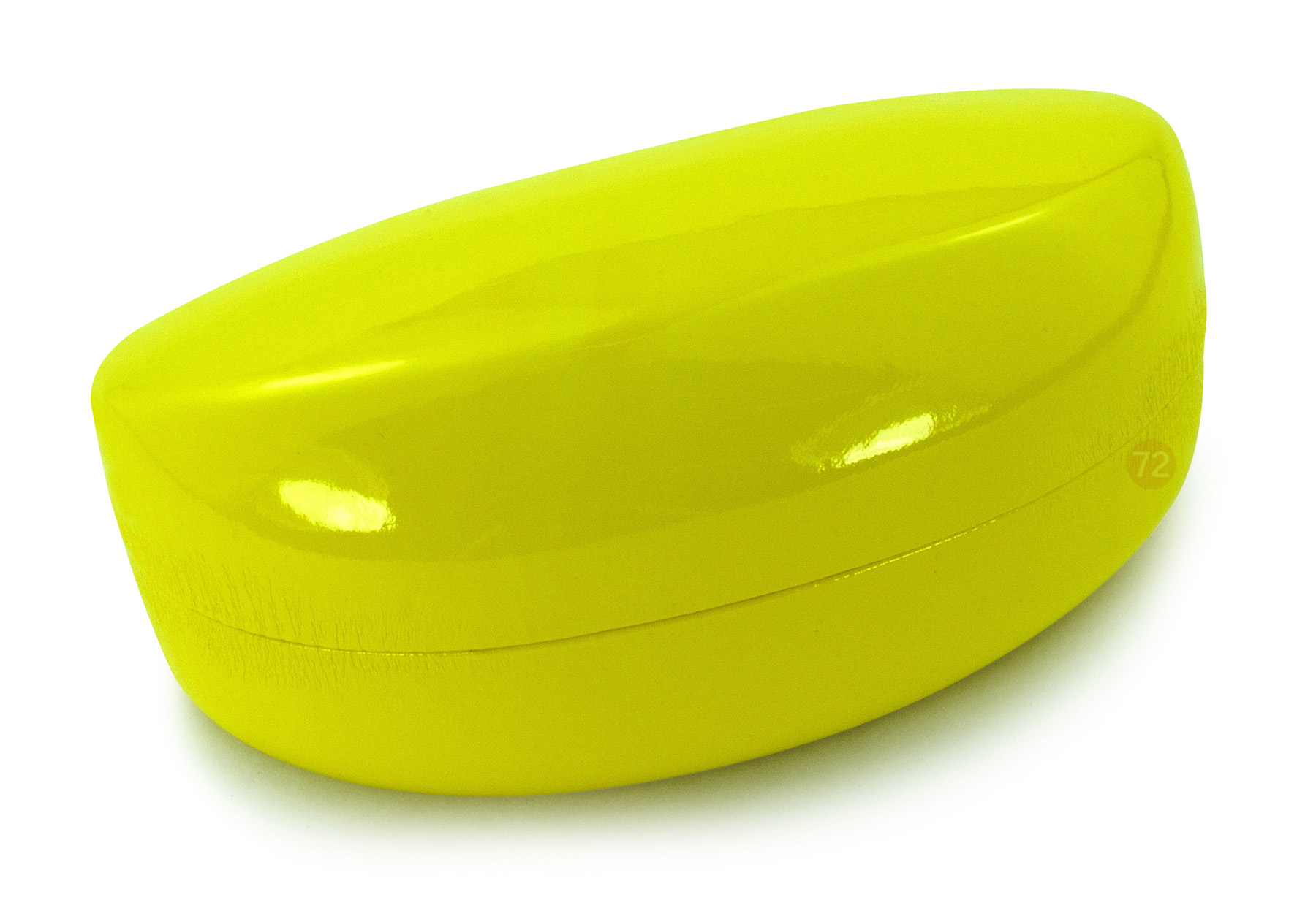 Belle Donne - Womens Clamshell Style Durable Sunglasses Hard Case - Neon Yellow