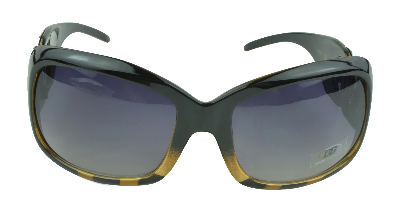 Women's Sunnglasses Bold Accent Fashion Oversized Retro Sunglasses - Tiger