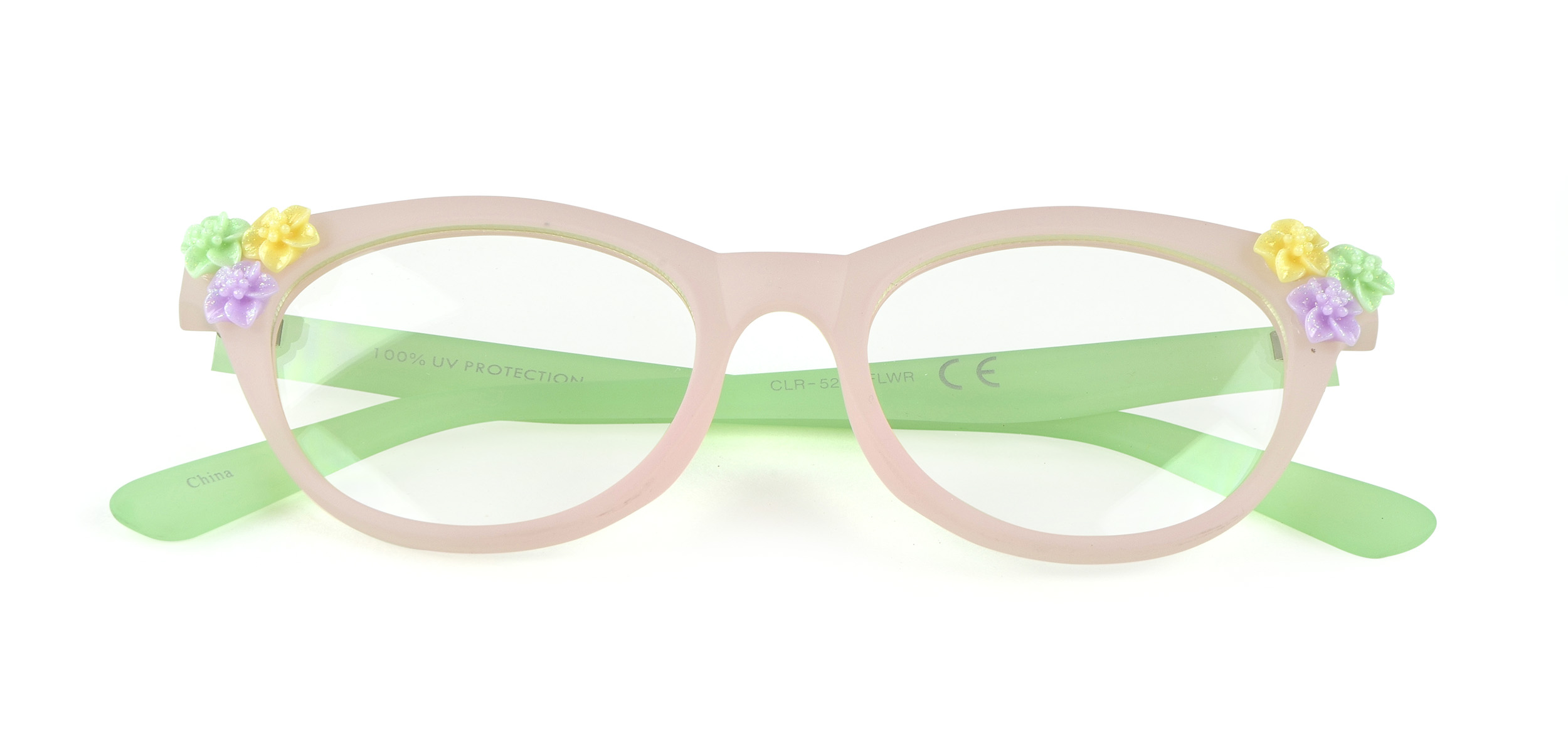 Belle Donne - Women's Fashion Kitten Retro Cat Eye Sunglasses - Light Pink Mint