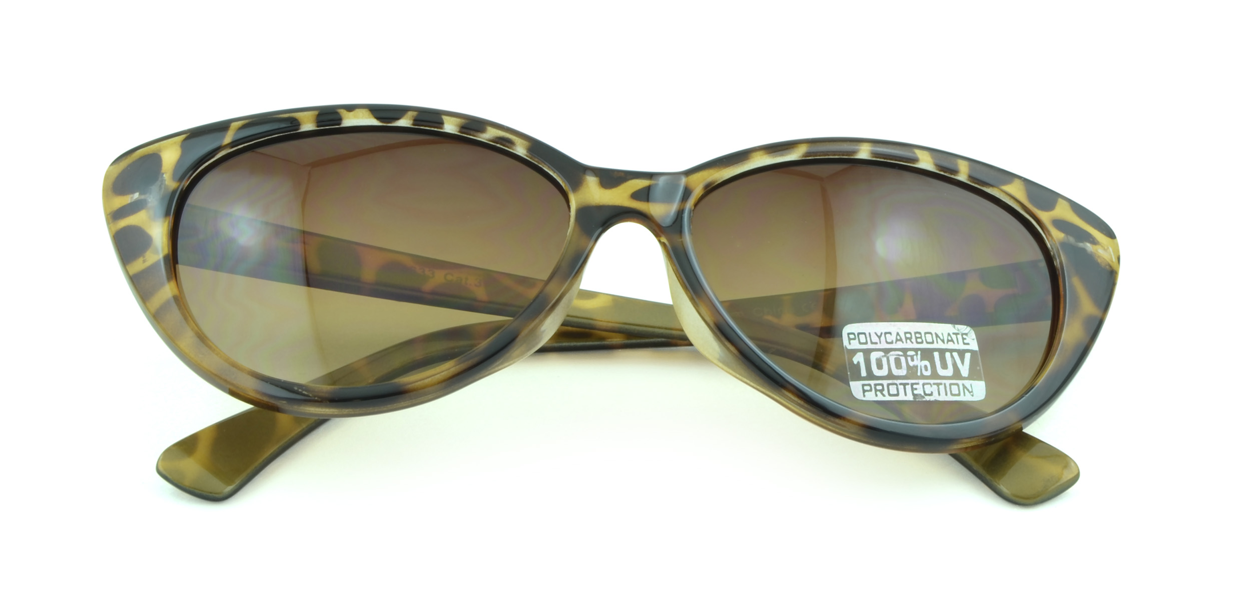 Belle Donne - Women's Fashion Kitten Retro Cat Eye Sunglasses - Tortoise Gold