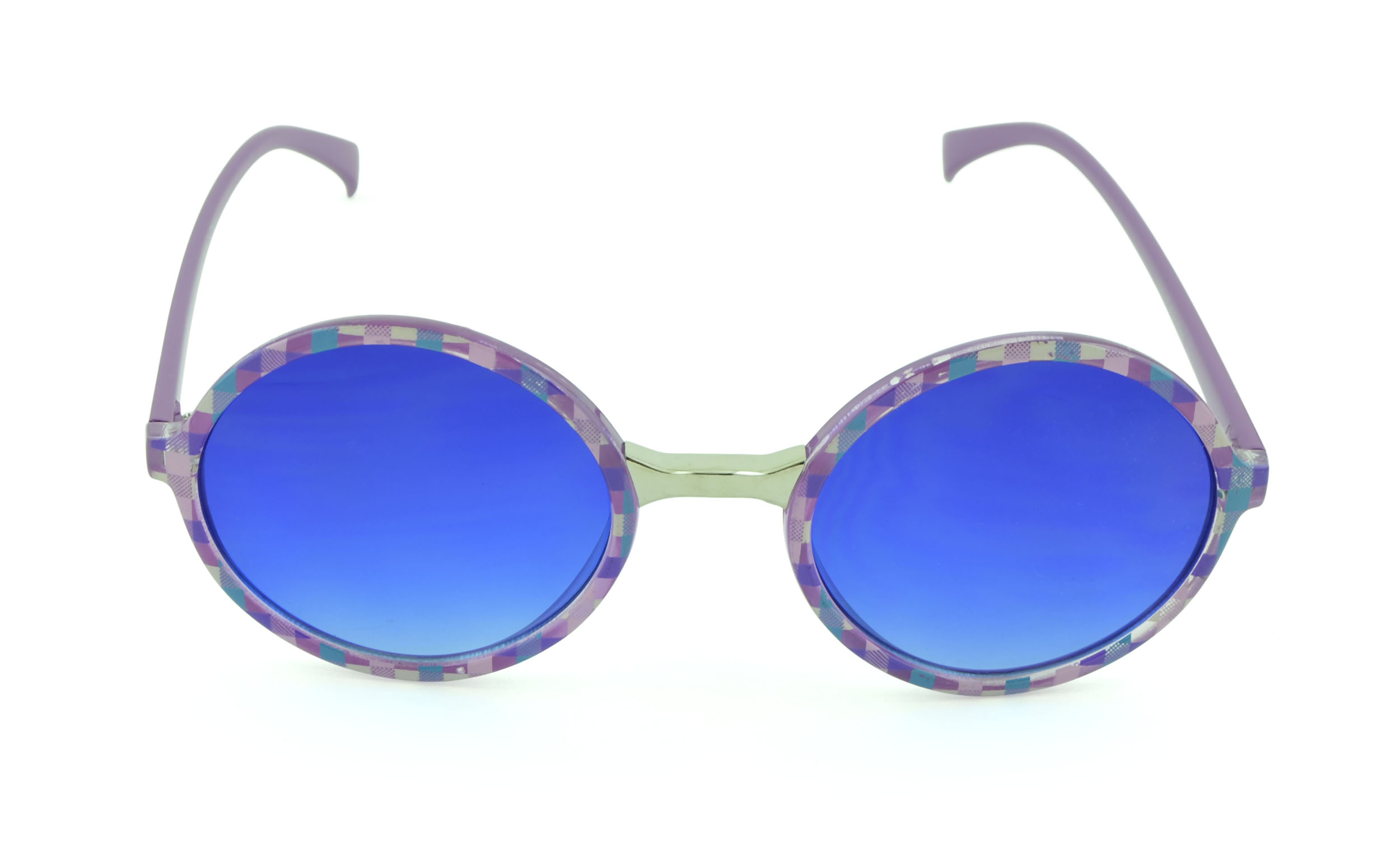 Belle Donne-Modern Futuristic Bold Womens Sunglasses | UV Protection |-T.Purple