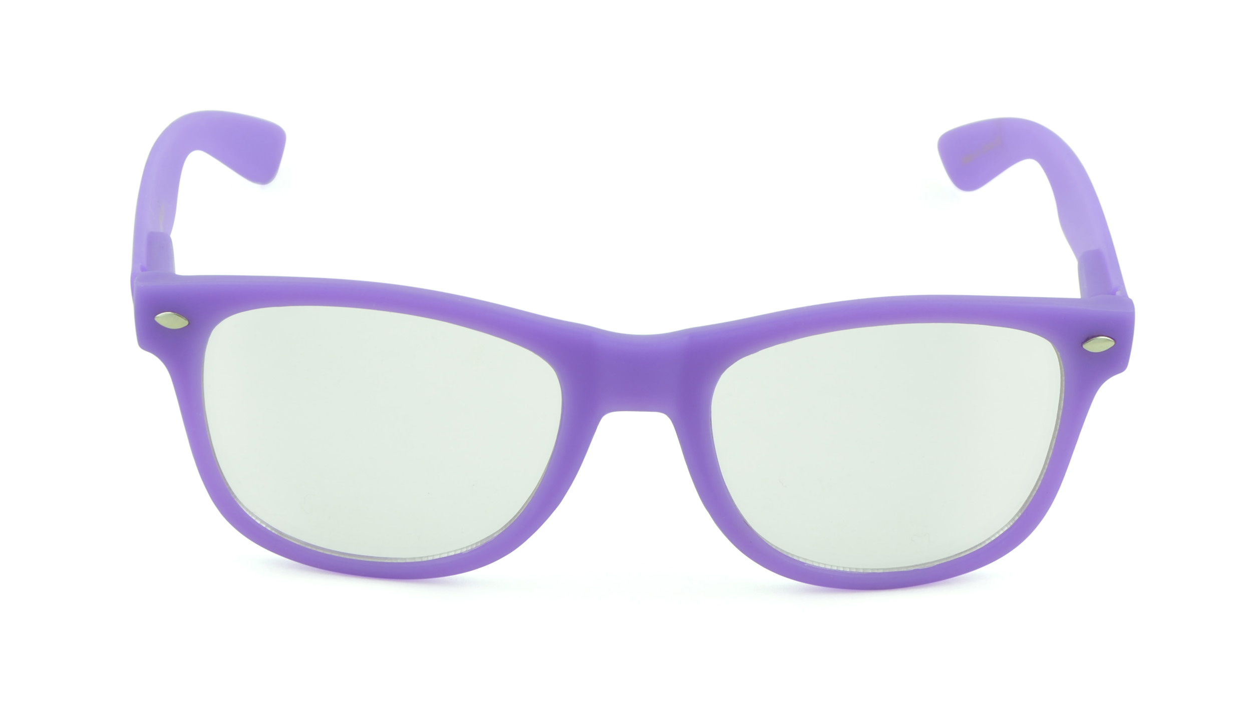 Belle Donne - Unisex Cool Rave Style Glow in the Dark Sunglasses- Purple