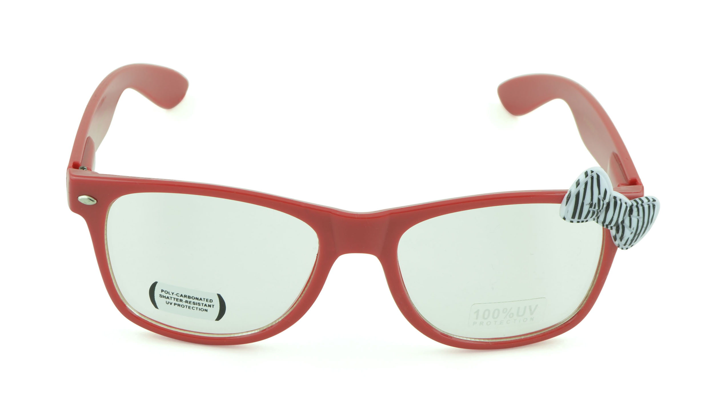 Belle Donne-Women's Kitty Cat Style Sunglasses | Whiskers and Bow Accent-Red
