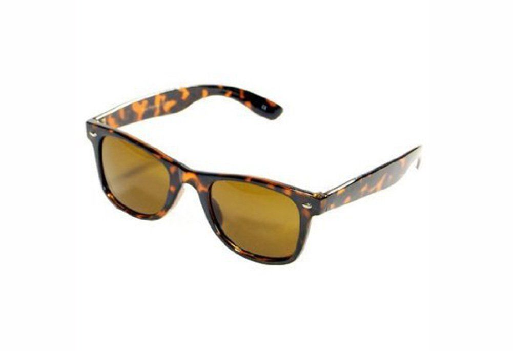 Belle Donne - Wayfarer Style Sunglasses Trendy Cheap Sunglasses High Quality Animal Print - Brown 