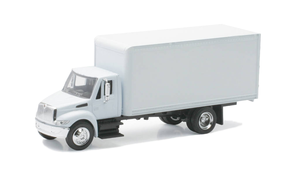 NewRay International 4200 1:43 diecast 8" model delivery Box Truck White N147