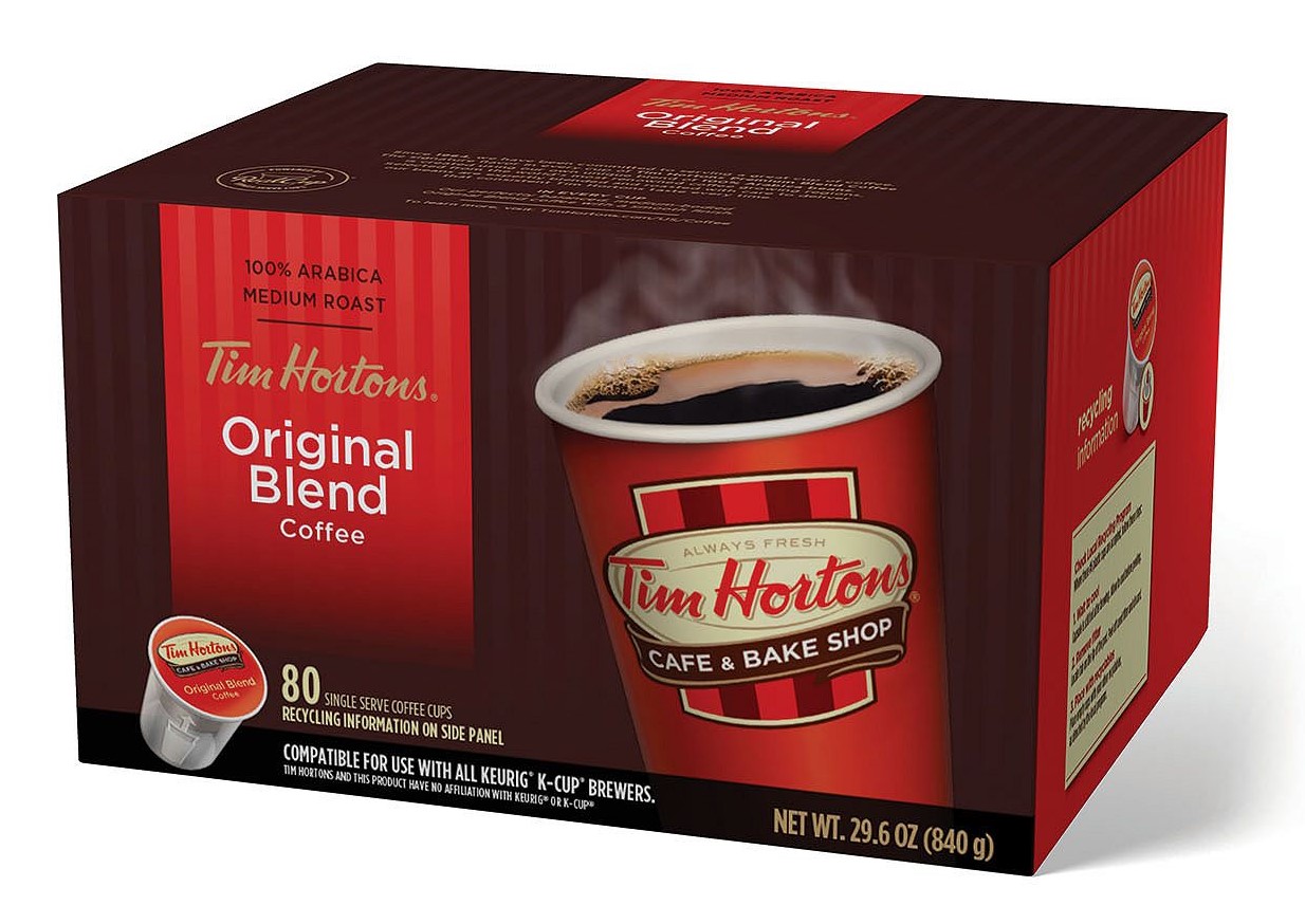 Tim Hortons Original Blend Coffee, Single-Serve Cups (80 ct.)