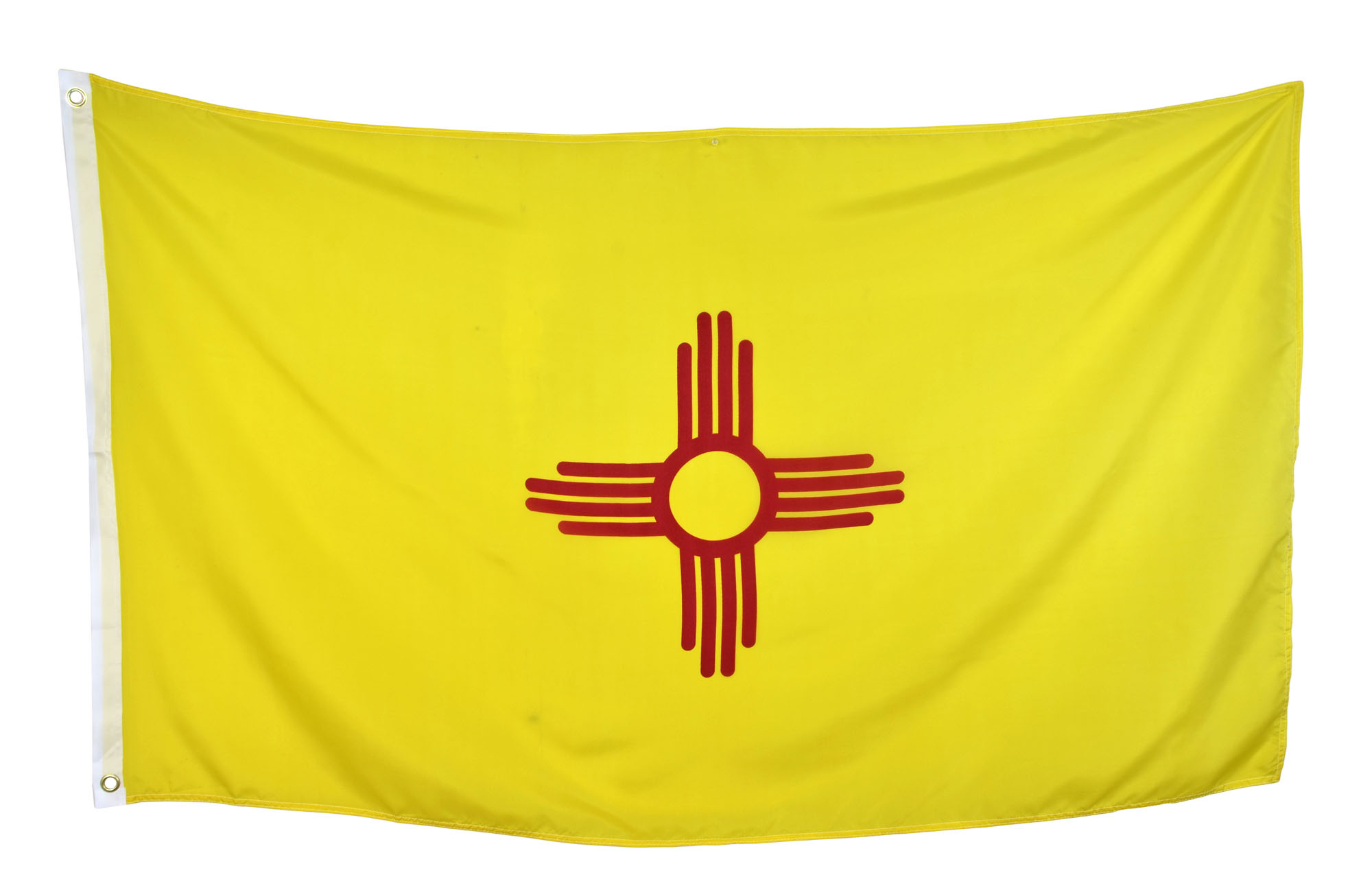 Shop72 New Mexico Flags 3x5' Sturdy Polyester Brass Grommets Double Stitched
