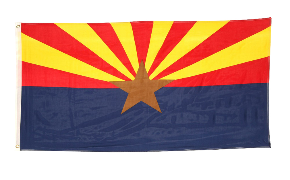 Shop72 Arizona Flags 3x5' Sturdy Polyester Brass Grommets Double Stitched