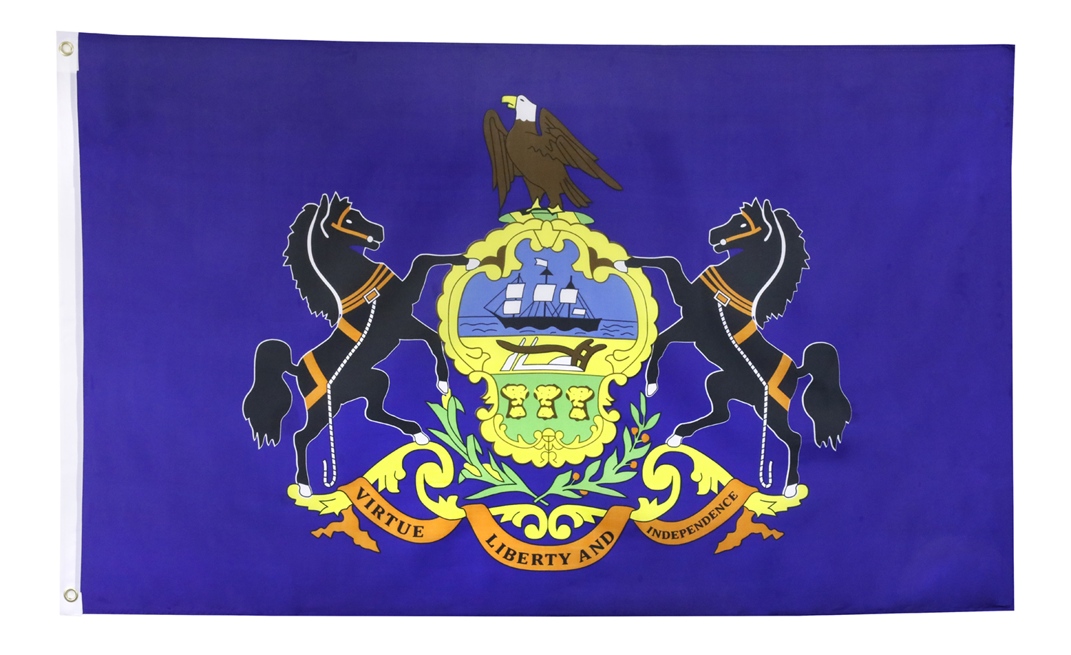 Shop72 - High Quality US State Flags - 100D 3x5 Polyester Flags - Pennsylvania One Size