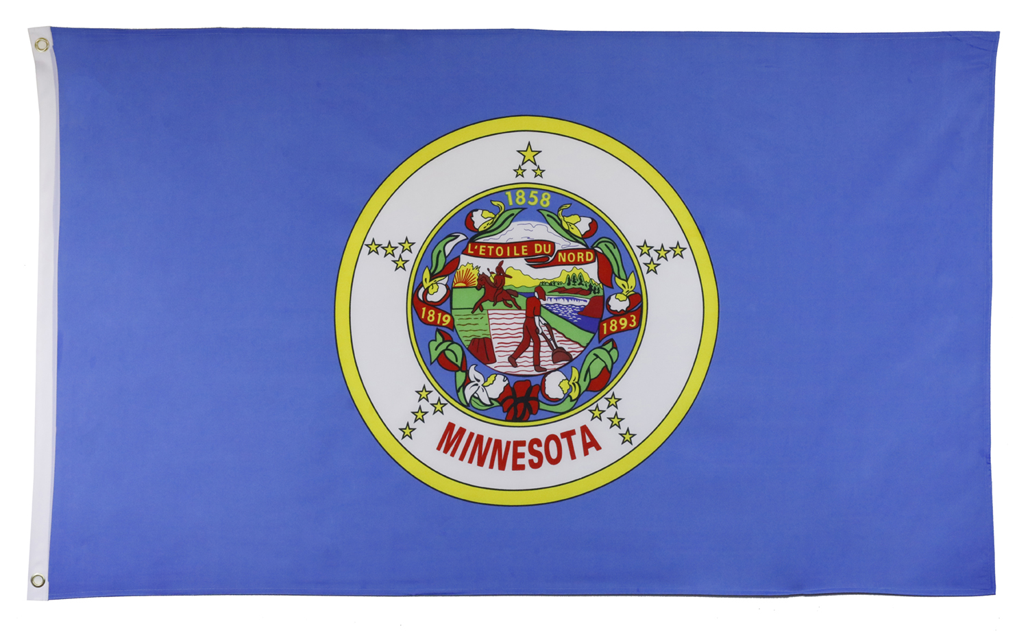 Shop72 - High Quality US State Flags - 100D 3x5 Polyester Flags - Minnesota One Size