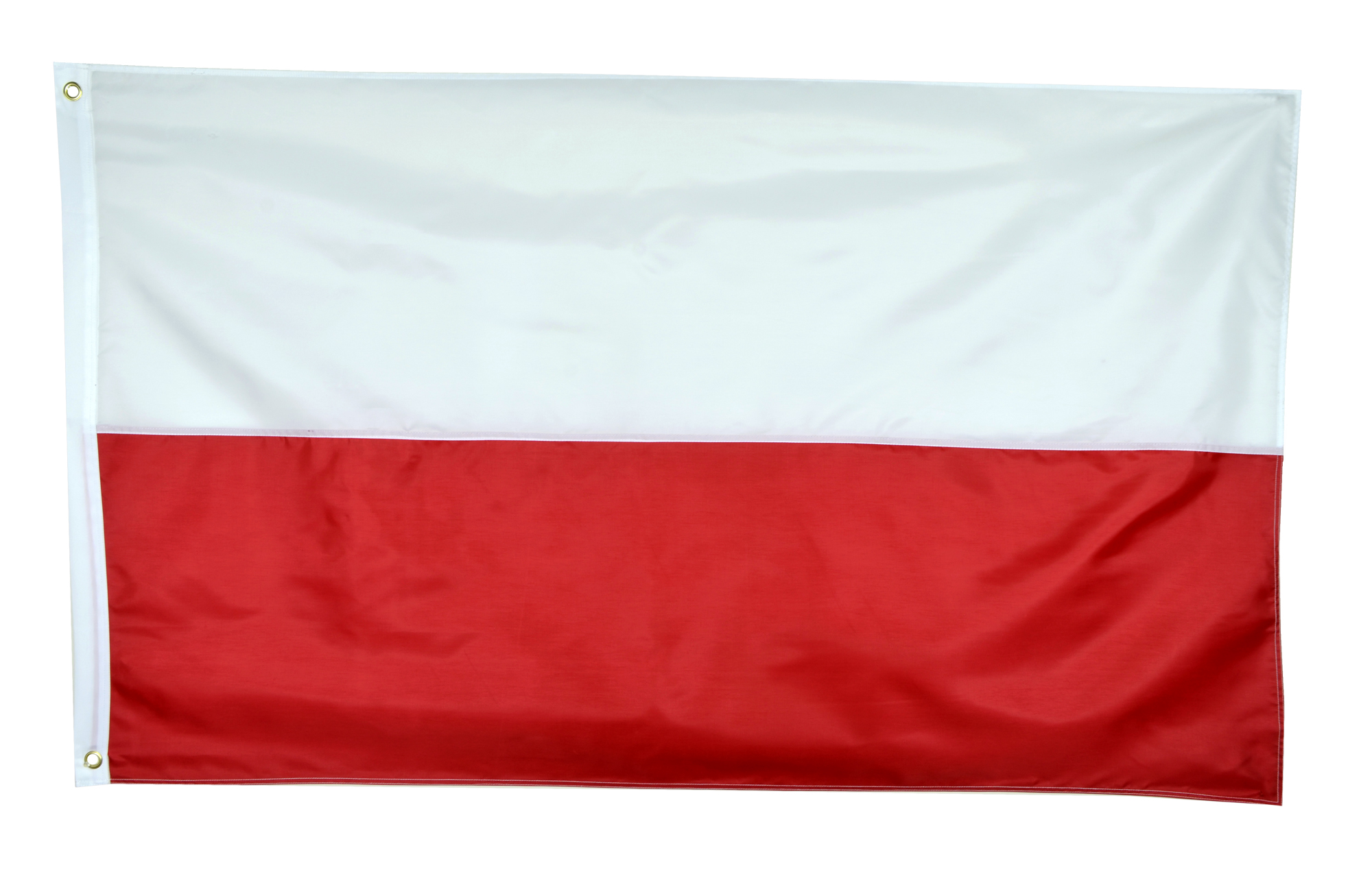 Shop72 - Poland Flag Oxford Nylon World Flag Canvas Header Brass Grommets Stitched from Wind Side