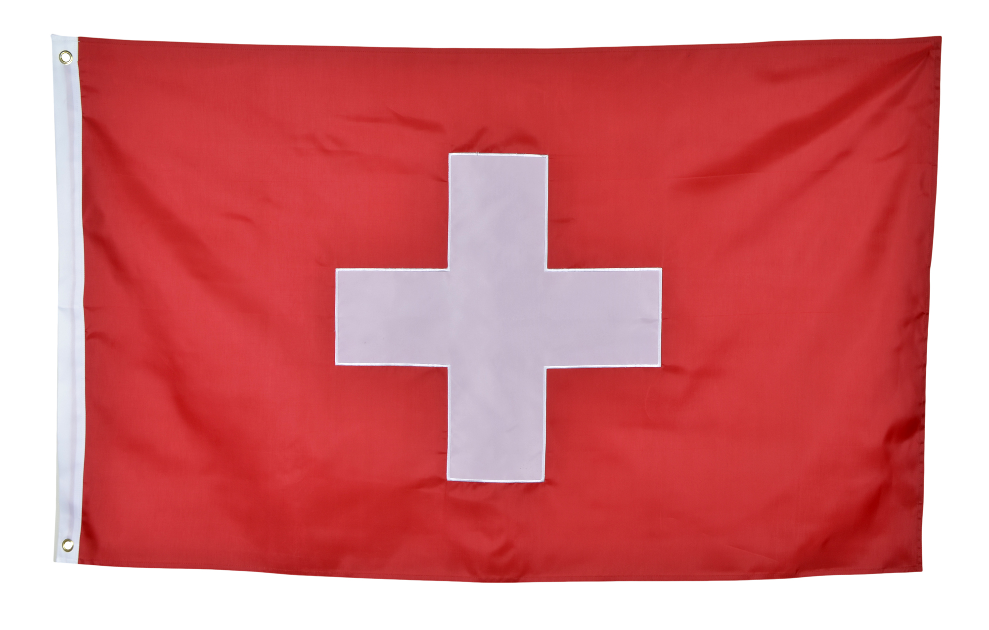 Shop72 - Switzerland Flag Oxford Nylon Country Flags - World Flag - Canvas Header Brass Grommets Outdoor Flag