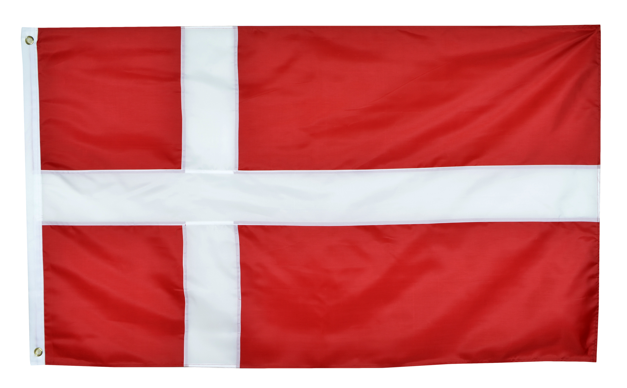 Shop72 Denmark Flag Oxford Nylon Country Flags Canvas Header Brass Grommets Stitched from Wind Side
