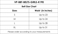 BBT-BELTS-GIRLS-K190-WHT-XL