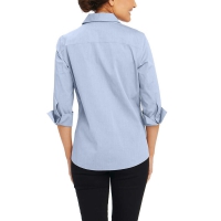 Foxcroft-NonIron-Women-Shirt-Blue-S