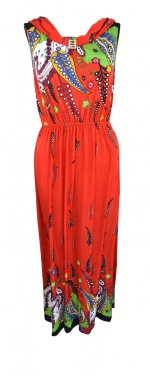 MW-DRESS-ROUND-NECK-Dress568-RED/M